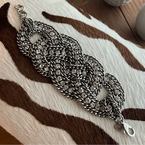 💖 Vintage Stella & Dot ‘Petra Braided Bracelet’ - Picture 2 of 8